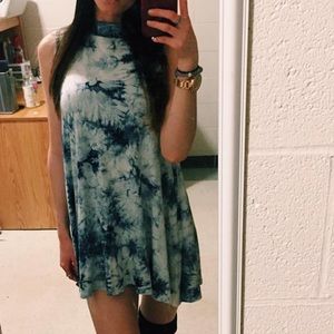 Blue and White Sundress